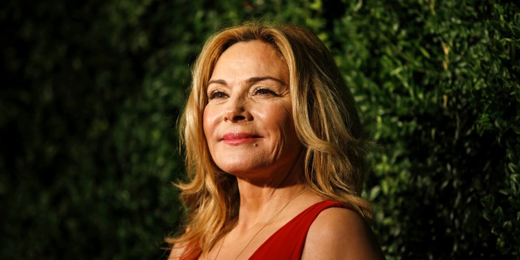 Kim Cattrall attends the 60th London Evening Standard Theatre Awards in London on Nov. 30, 2014.