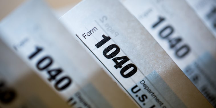 Internal Revenue Service 1040 Individual Income Tax forms.