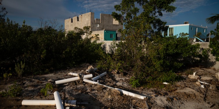 Image: Properties being built at the Jobos Bay National Estuarine Research Reserve, in Salinas, Puerto Rico,  May 3, 2022.