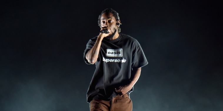 Kendrick Lamar performs at Grandoozy