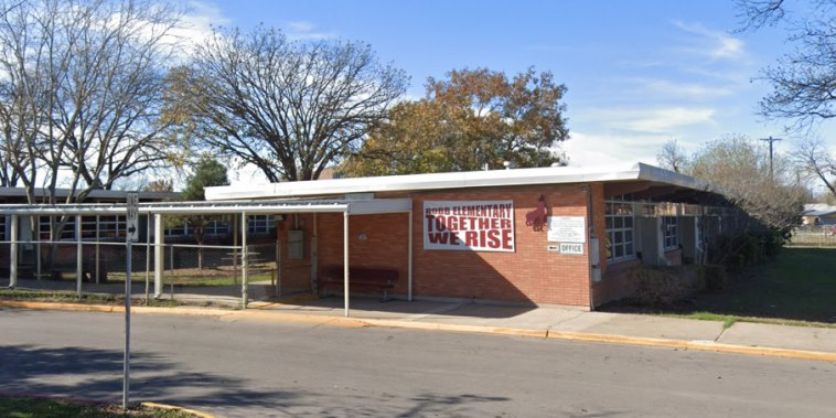 Robb elementary school in Uvalde, Texas.