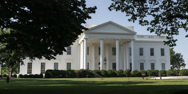 El exterior de la Casa Blanca el 22 de mayo del 2022.