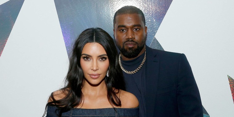 Kim Kardashian West y Kanye West en New York en 2019