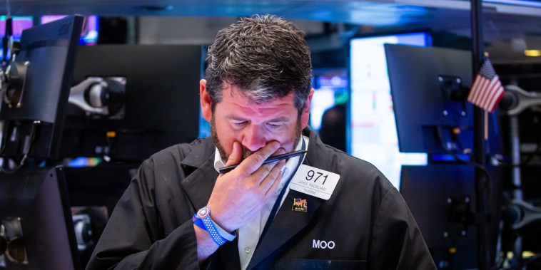Image: A trader works on the floor of the New York Stock Exchange on May 31, 2022.
