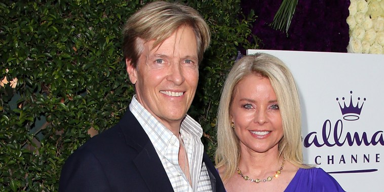 BEVERLY HILLS, CA - JULY 29:  Actors Jack Wagner (L) and Kristina Wagner attend Hallmark Channel and Hallmark Movies and Mysteries at the 2015 Summer TCA Tour at a private residence on July 29, 2015 in Beverly Hills, California.  (Photo by David Livingston/Getty Images)