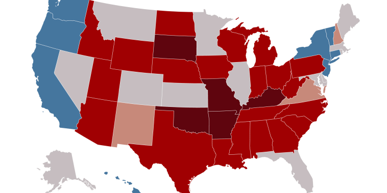 Tras el fallo de la Corte Suprema que anuló Roe v. Wade, los estados determinan si permiten o no el procedimiento, y en qué condiciones. Así queda el mapa del acceso hasta el 26 de junio, según un análisis del Center for Reproductive Rights.