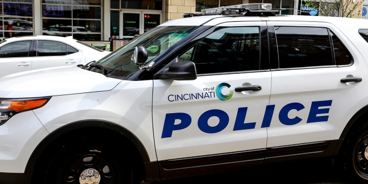 A Cincinnati police vehicle on July 29, 2019.