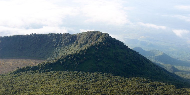 A view of the Virunga National Park
