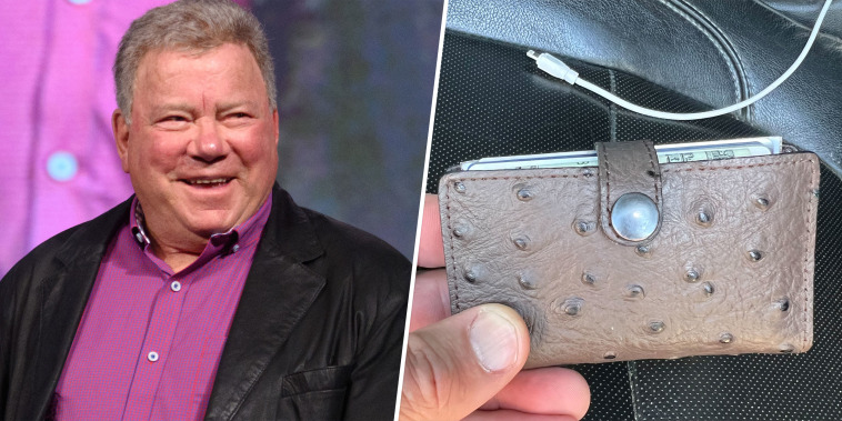 A family found William Shatner's wallet and returned it to him.