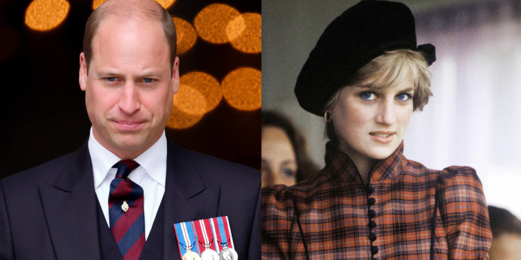 El príncipe William y la princesa Diana