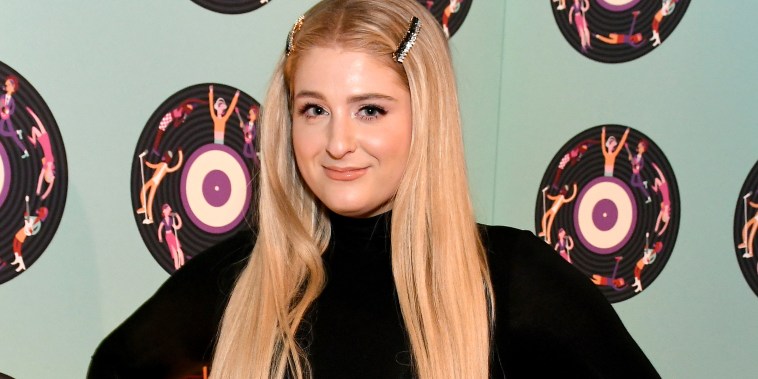 LONDON, ENGLAND - FEBRUARY 18: Meghan Trainor attends the Universal Music BRIT Awards after-party 2020 hosted by Soho House & PATRÓN at The Ned on February 18, 2020 in London, England. (Photo by David M. Benett/Dave Benett/Getty Images for Universal Music & Soho House)