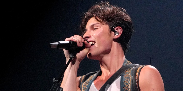 Shawn Mendes performs onstage during the opening night of "Shawn Mendes Wonder: The World Tour" at Moda Center on June 27, 2022, in Portland, Oregon.