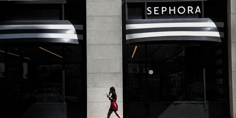 Image: A pedestrian walks past a Sephora store on June 5, 2019 in Chicago.