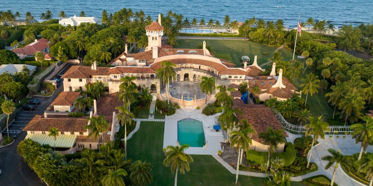 Trump's Mar-a-Lago estate on Aug. 10, 2022, in Palm Beach, Fla.