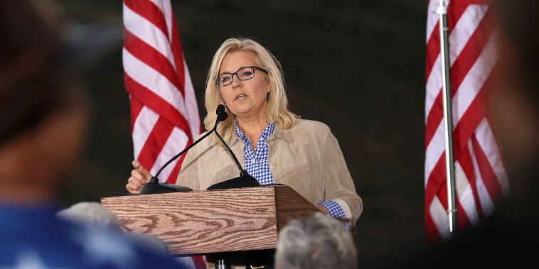 Image: GOP Congressional Candidate Liz Cheney Holds Election Night Event