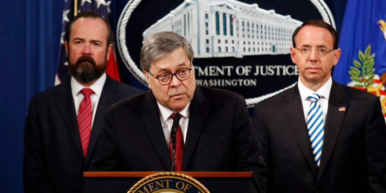 William Barr,Rod Rosenstein