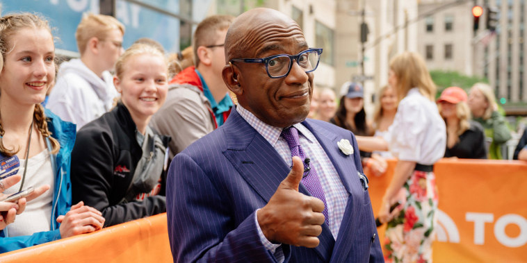 Al Roker giving thumbs on on set at TODAY.