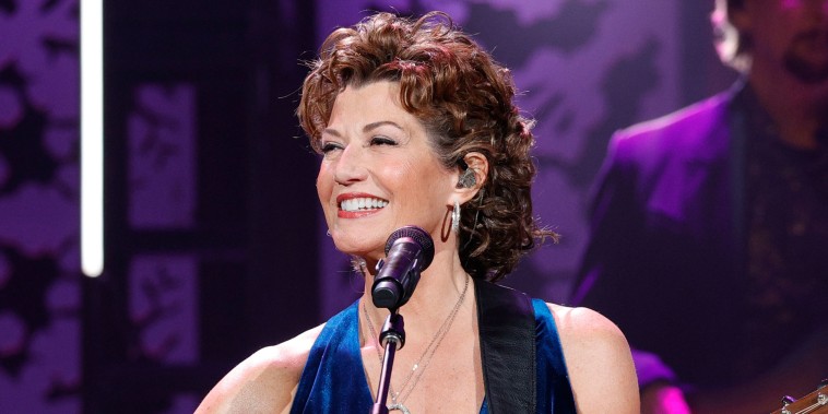The singer performing at the Ryman Auditorium in Nashville, Tennessee, on Dec. 13, 2021 .