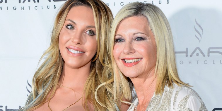The mother-daughter duo at the 35th anniversary of "Xanadu" at Share Nightclub on August 9, 2015 in Las Vegas, Nevada.