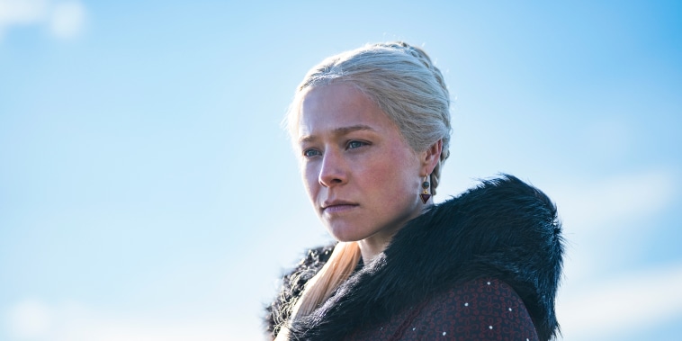 Emma D’Arcy as Princess Rhaenyra Targaryen.