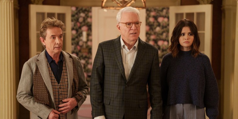 Only Murders In The Building (Oliver (Martin Short), Charles (Steve Martin) and Mabel (Selena Gomez)