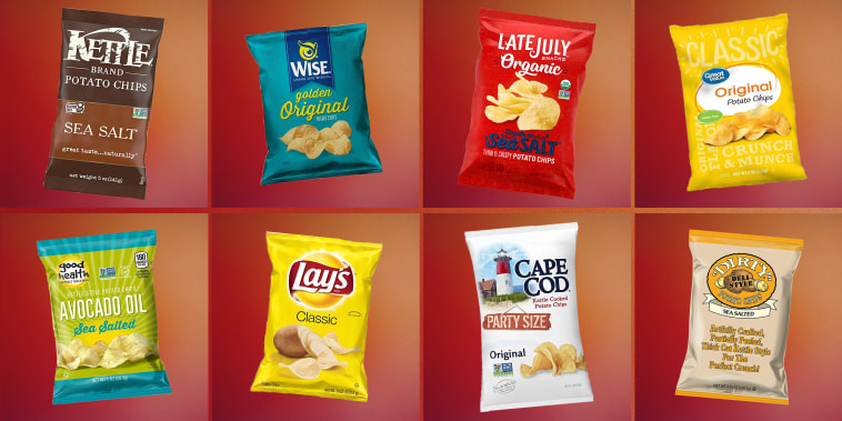 image of various bags of chips