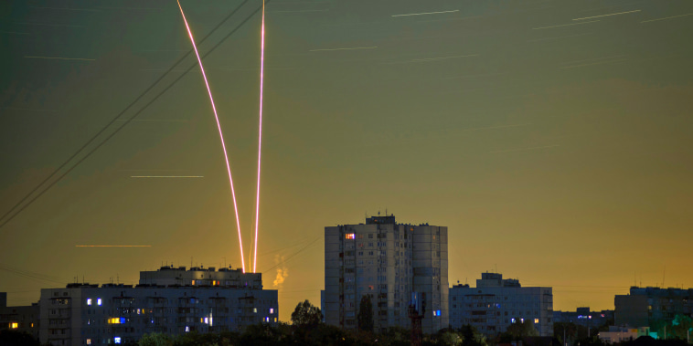 Russian rockets launch against Ukraine