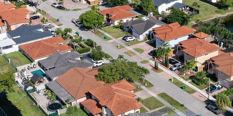 Single family homes in Miami on May 10, 2022.