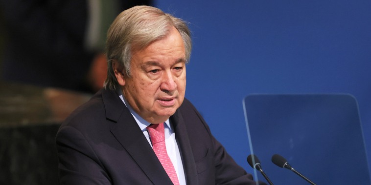 Image: António Guterres, World Leaders Gather At 77th United Nations General Assembly