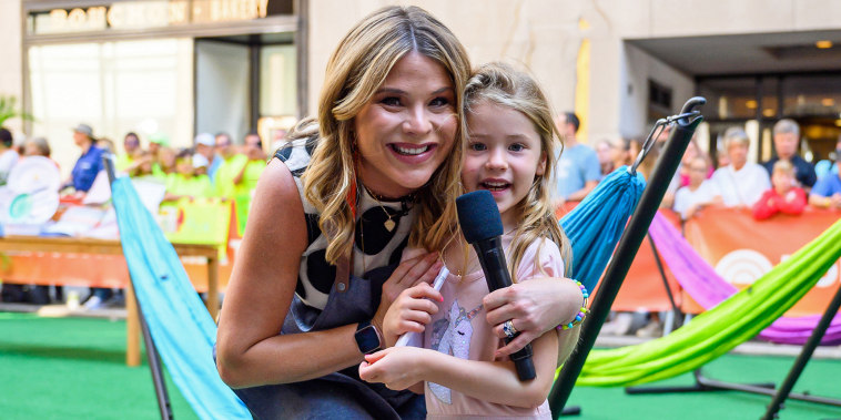 Jenna Bush Hager and daughter Mila on Thursday, July 11, 2019.