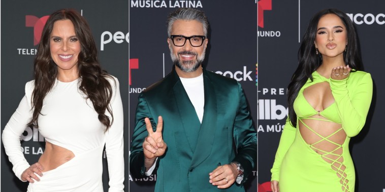 Kate del Castillo, Jaime Camil y Becky G en la alfombra roja de los Premios Billboard de la Música Latina 2022