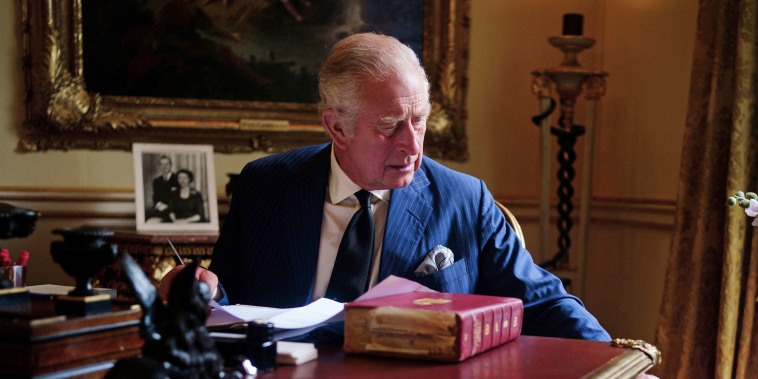 King Charles III carries out government duties in new photo