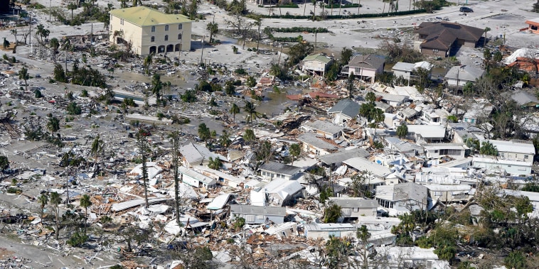 Hurricane Ian aftermath, homes houses destroyed, property destruction