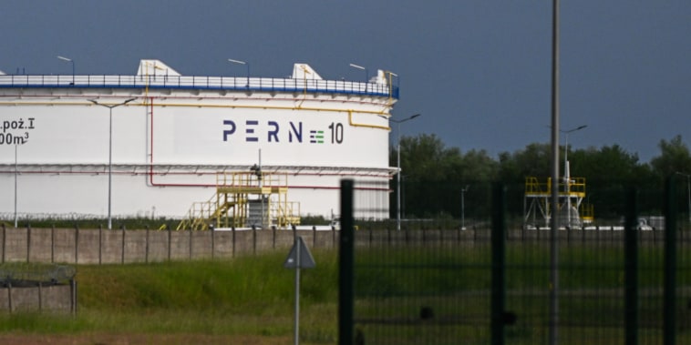 Pern Crude Oil Refinery In Gdansk Poland
