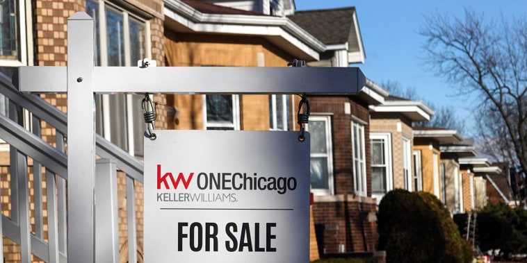 A home for sale in Chicago on Jan. 20, 2022.