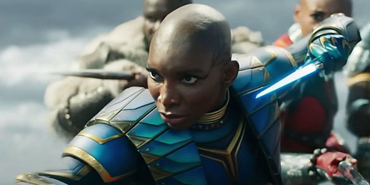 michaela cole fighting in black panther wakanda forever