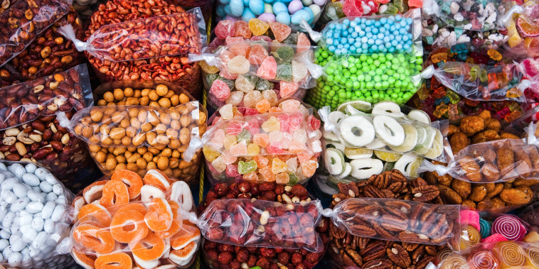Sweets and nuts for sale in Guatemala