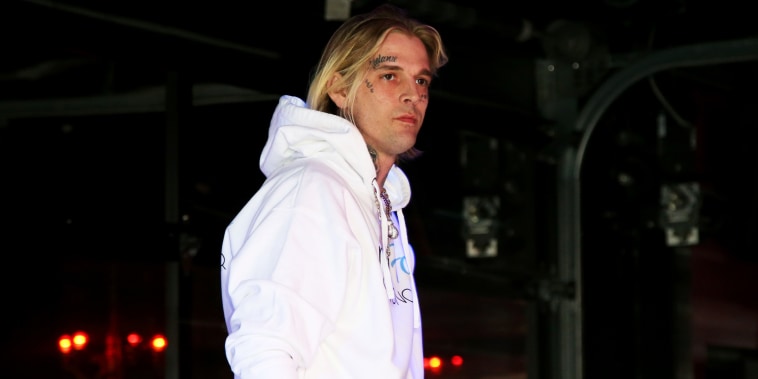 Aaron Carter Performs At Larry Flynt's Hustler Club in Las Vegas