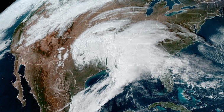 Storm systems form across the United States