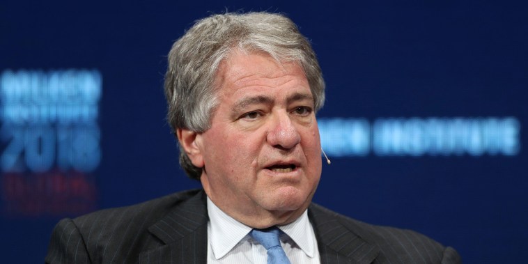 Leon Black, Chairman, CEO and Director, Apollo Global Management, LLC, speaks at the Milken Institute's 21st Global Conference in Beverly Hills, California, U.S. May 1, 2018.