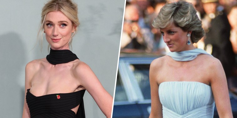 Debicki channeled the late royal's look she wore to the Cannes Film Festival in 1987.