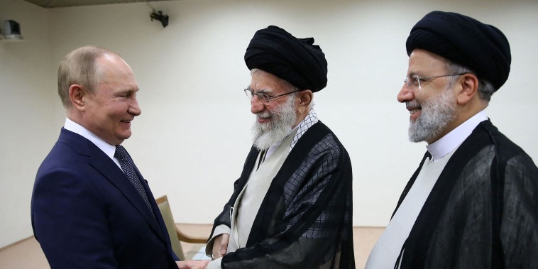 Putin Meets Ali Khamenei, Tehran, Iran - 19 Jul 2022