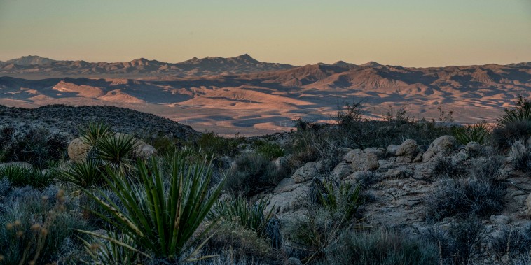A view from the northwestern edge of the proposed Avi Kwa Ame National Monument in Boulder City, Nev., on Nov. 17, 2020.
