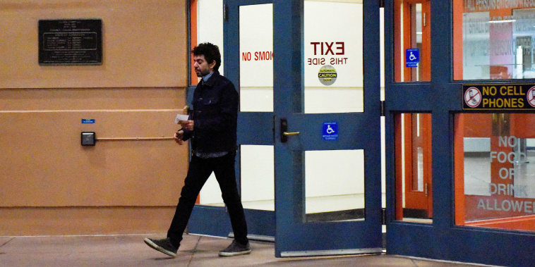 Ahmad Abouammo leaves Santa Rita jail after being freed pending trial, in Dublin, Calif., on Nov. 21, 2019.  