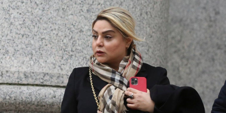 Niloufar Bahadorifar pleads guilty to a charge of conspiracy to violate U.S. economic sanctions on Iran, on Thursday, Dec. 15, 2022.