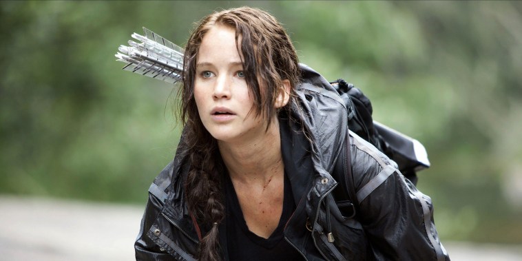 Jennifer Lawrence in "Hunger Games."