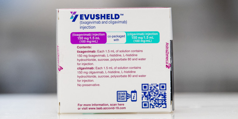 A box of Evusheld