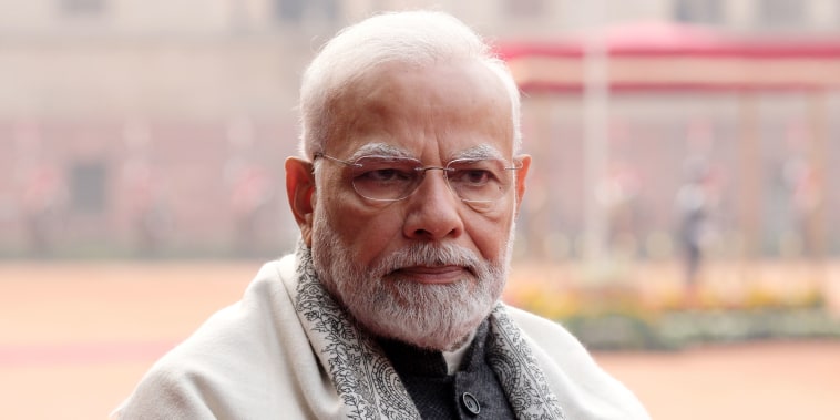 Narendra Modi n New Delhi on Wednesday. 