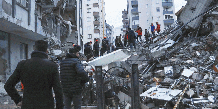 Turkey Syria Earthquake cover gif Monday Feb 6, 2023. 
