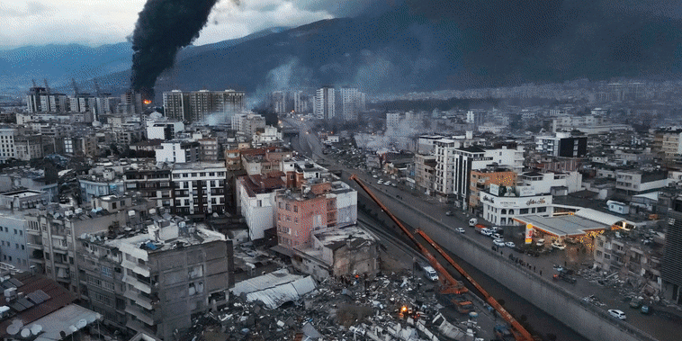 Turkey Syria earthquake gif - Feb 7, 2023. 